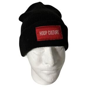 Hoop Culture Stocking Cap Black One Size